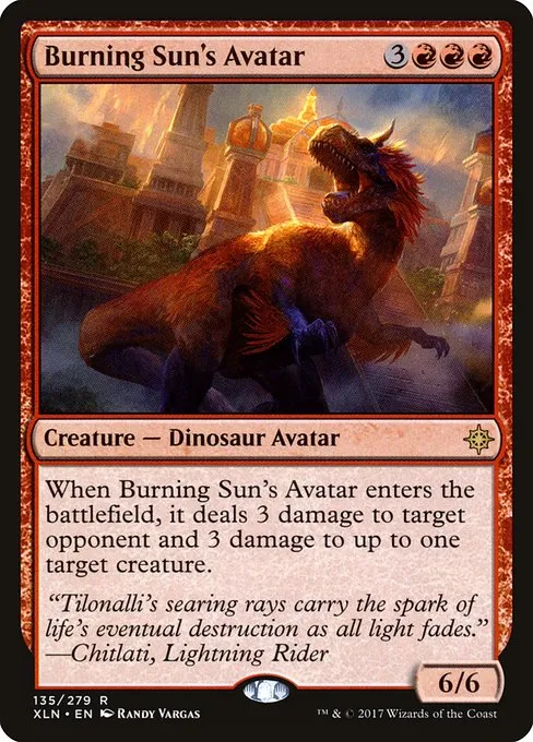 Burning Sun's Avatar · Ixalan 135/289