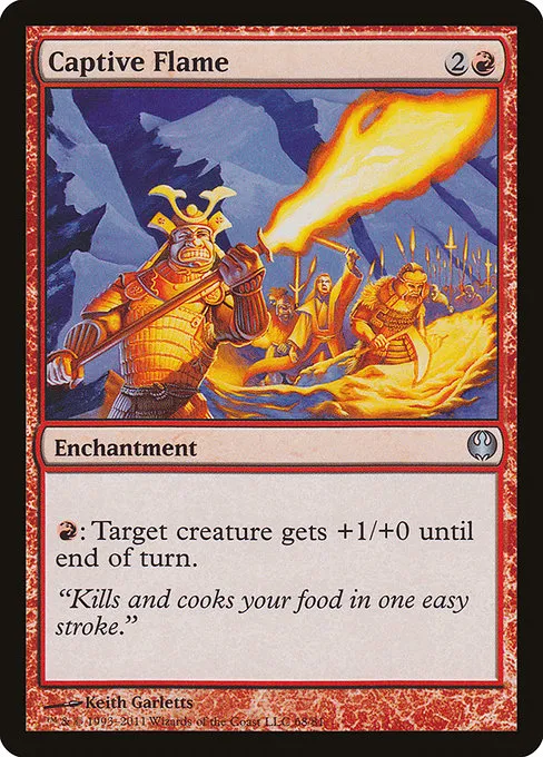 Captive Flame · Duel Decks: Knights vs. Dragons 68/81