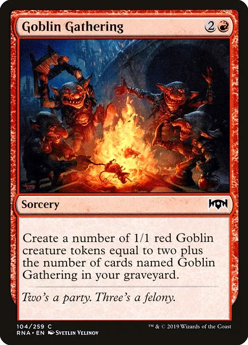 Goblin Gathering · Ravnica Allegiance 104/273