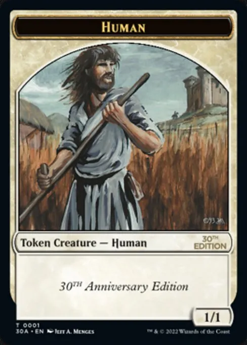 Human · 30th Anniversary Tokens 1/16