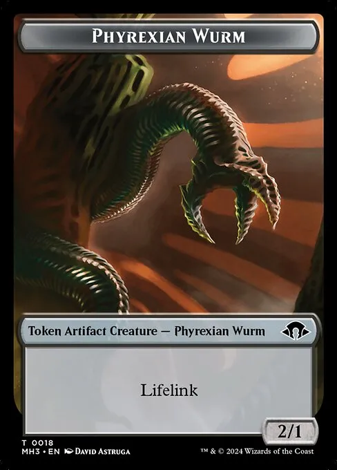 Phyrexian Wurm · Modern Horizons 3 Tokens 18/43