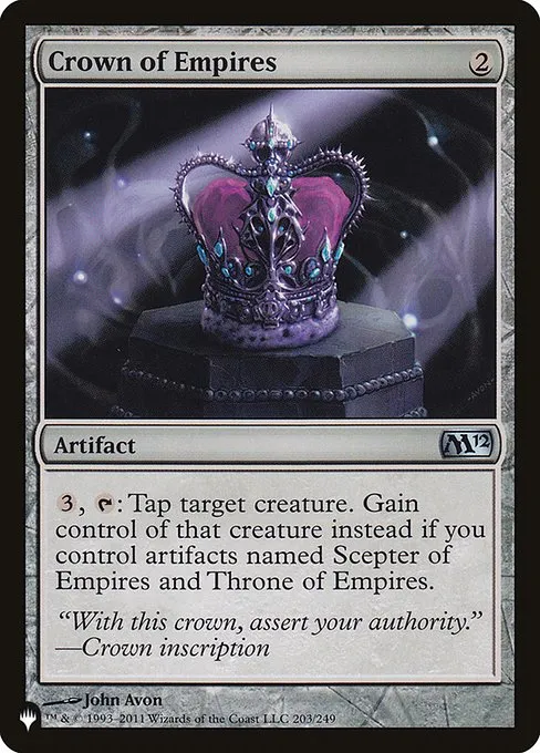Crown of Empires · The List M12-203/5050