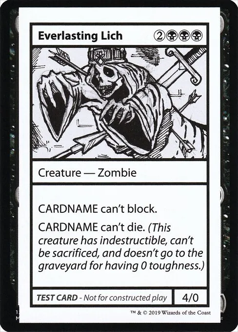 Everlasting Lich · Mystery Booster Playtest Cards 2021 41/121