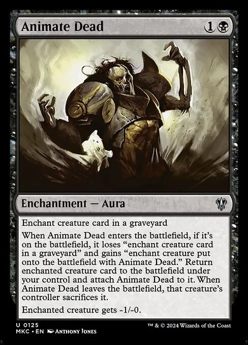 Animate Dead · Murders at Karlov Manor Commander 125/358