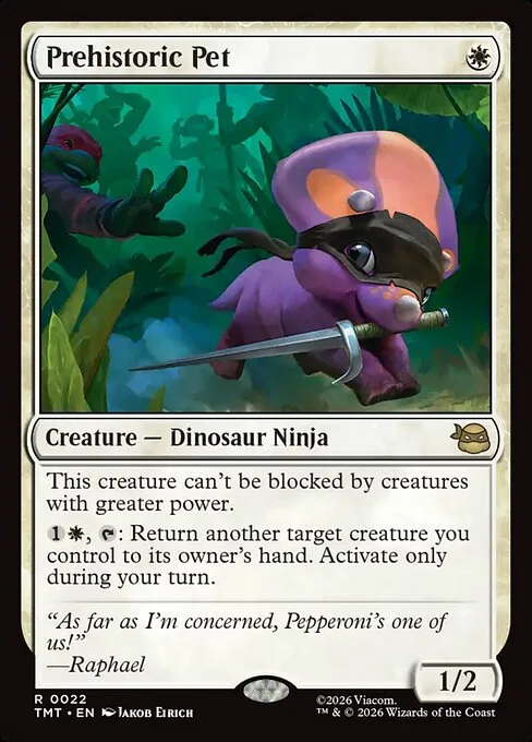 Prehistoric Pet · Teenage Mutant Ninja Turtles 22/320