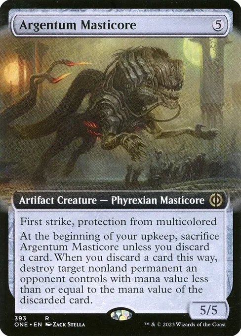 Argentum Masticore · Phyrexia: All Will Be One 393/479