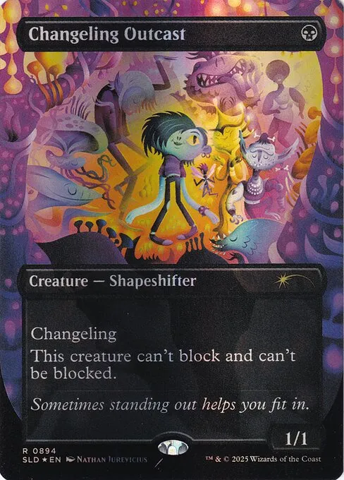 Changeling Outcast · Secret Lair Drop 894/2547