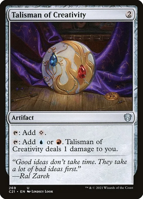 Talisman of Creativity · Commander 2021 269/409