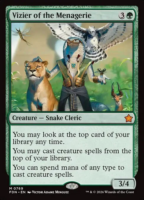 Vizier of the Menagerie · Foundations 769/771