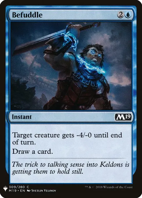 Befuddle · The List M19-309/5050