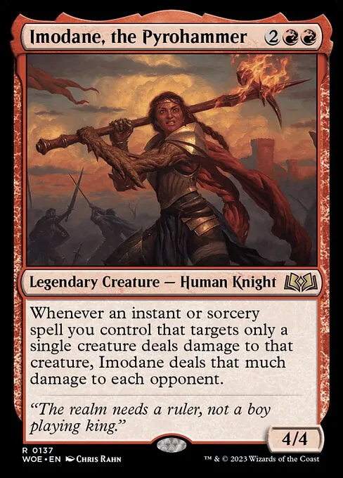 Imodane, the Pyrohammer · Wilds of Eldraine 137/381