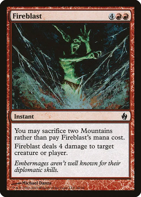 Fireblast · Premium Deck Series: Fire and Lightning 26/34
