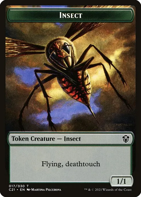 Insect · Commander 2021 Tokens 17/30