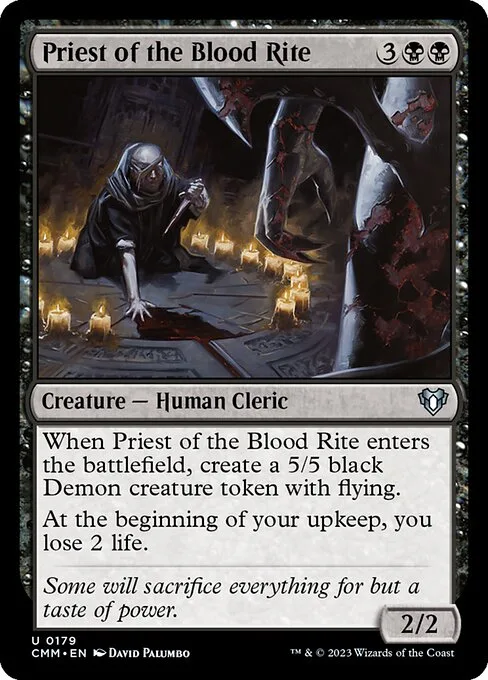 Priest of the Blood Rite · Commander Masters 179/1067