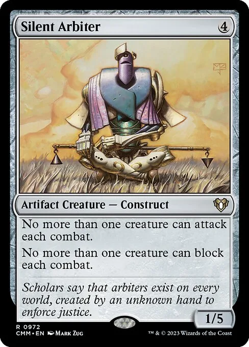 Silent Arbiter · Commander Masters 972/1067
