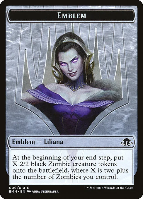 Liliana, the Last Hope Emblem · Eldritch Moon Tokens 9/11