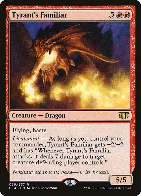 Tyrant's Familiar · Commander 2014 39/337