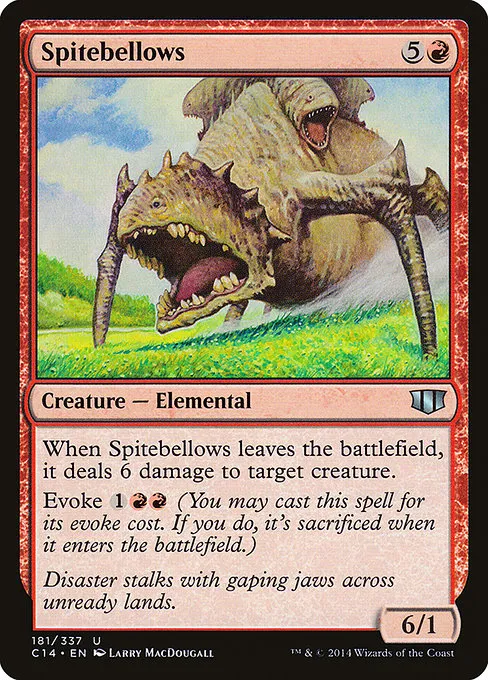 Spitebellows · Commander 2014 181/337