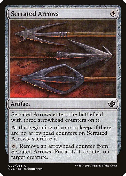 Serrated Arrows · Duel Decks Anthology: Garruk vs. Liliana 20/63