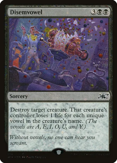Disemvowel · Unfinity 357/639