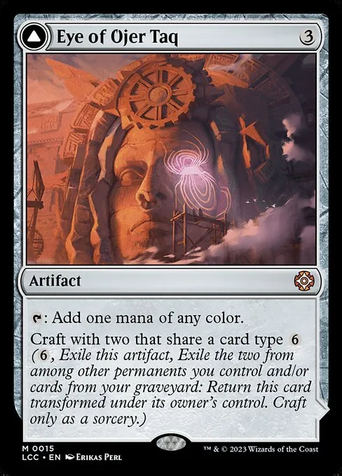 Eye of Ojer Taq // Apex Observatory · The Lost Caverns of Ixalan Commander 15/370