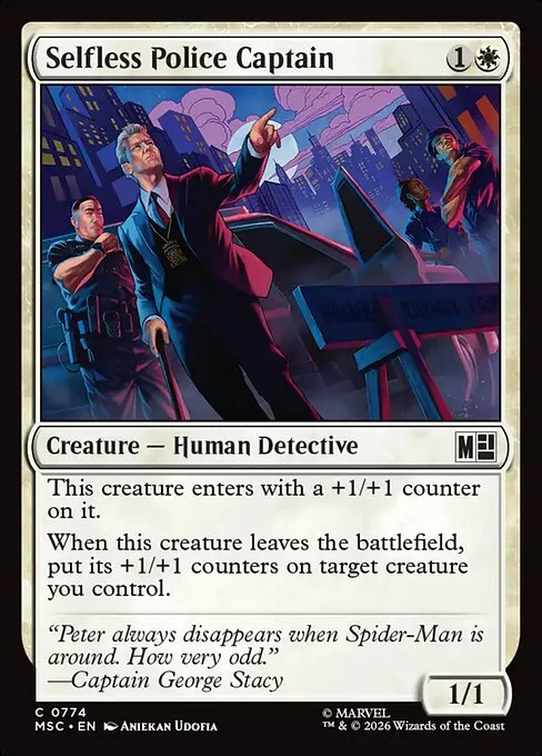 Selfless Police Captain · Marvel Super Heroes Commander 774/9