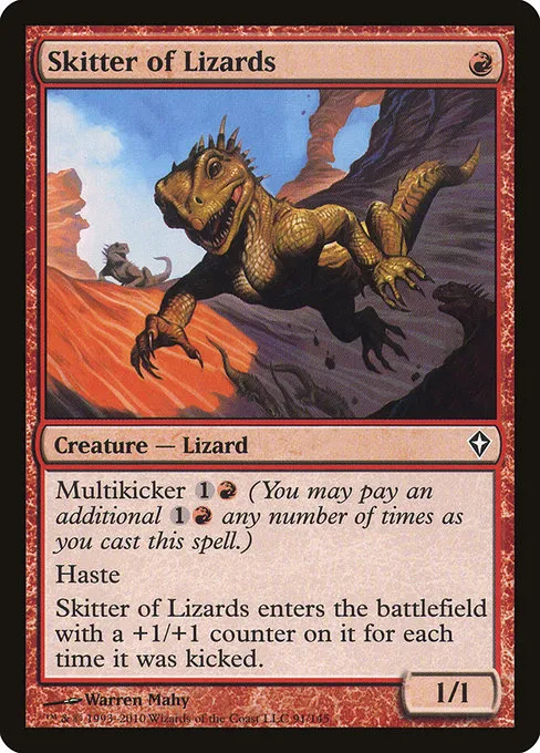 Skitter of Lizards · Worldwake 91/145