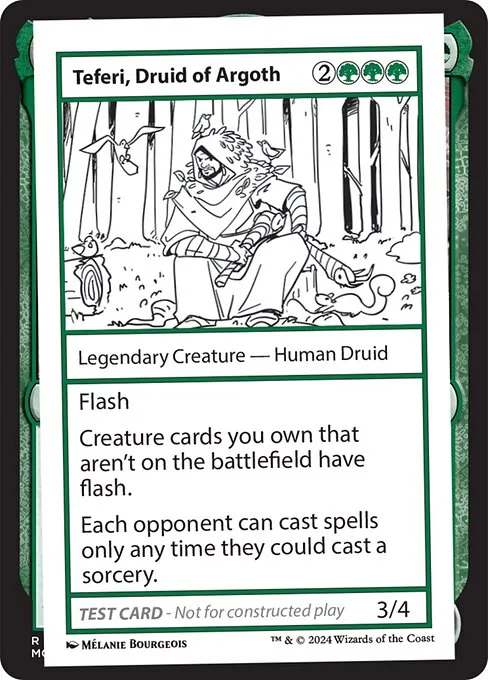 Teferi, Druid of Argoth · Mystery Booster 2 586/385