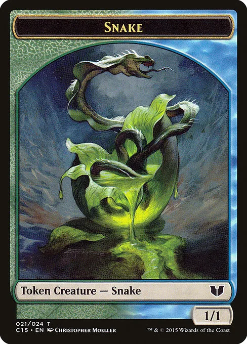 Snake · Commander 2015 Tokens 21/25