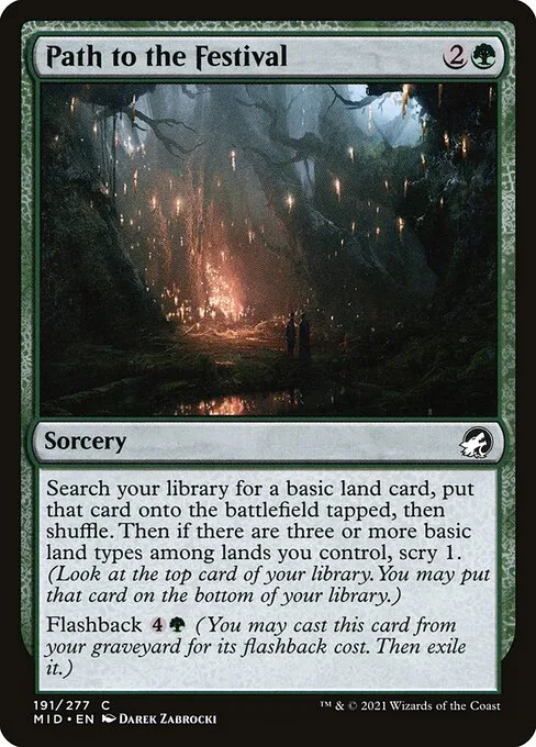 Path to the Festival · Innistrad: Midnight Hunt 191/399