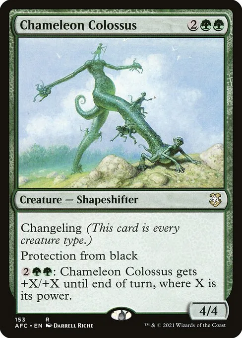 Chameleon Colossus · Forgotten Realms Commander 153/331