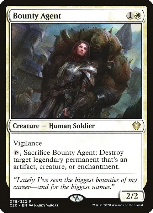 Bounty Agent · Commander 2020 78/322