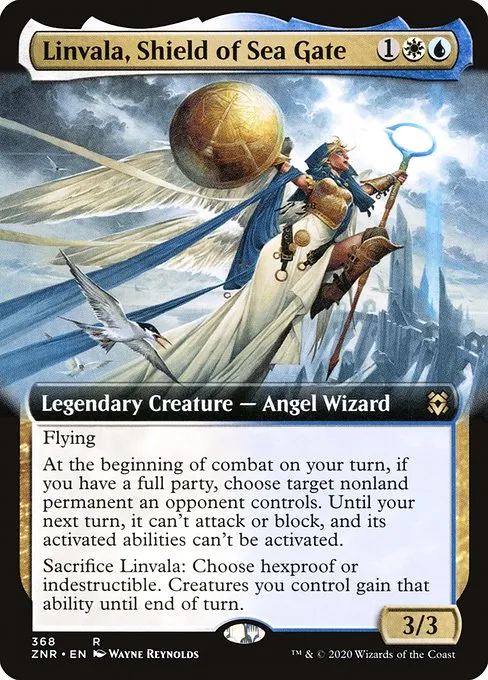 Linvala, Shield of Sea Gate · Zendikar Rising 368/407
