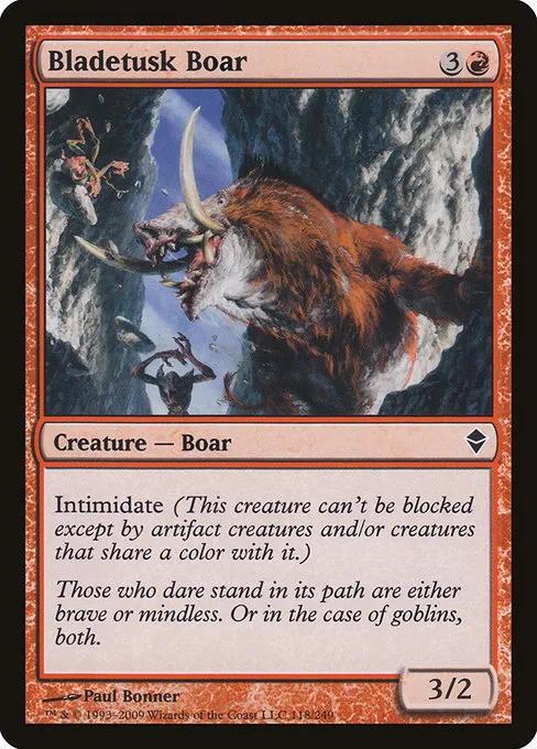 Bladetusk Boar · Zendikar 118/269