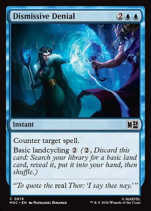 Dismissive Denial · Marvel Super Heroes Commander 619/9