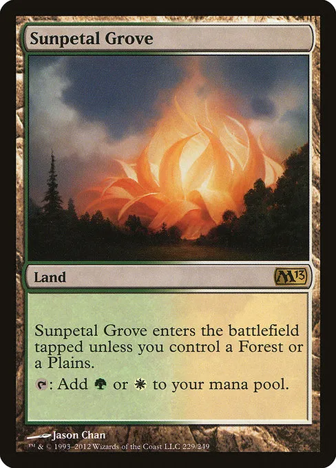 Sunpetal Grove · Magic 2013 229/249