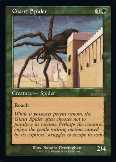 Giant Spider · 30th Anniversary Edition 491/594