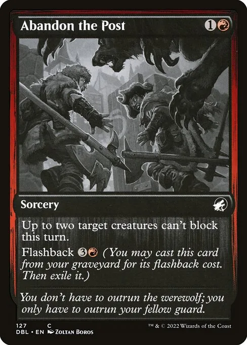 Abandon the Post · Innistrad: Double Feature 127/535