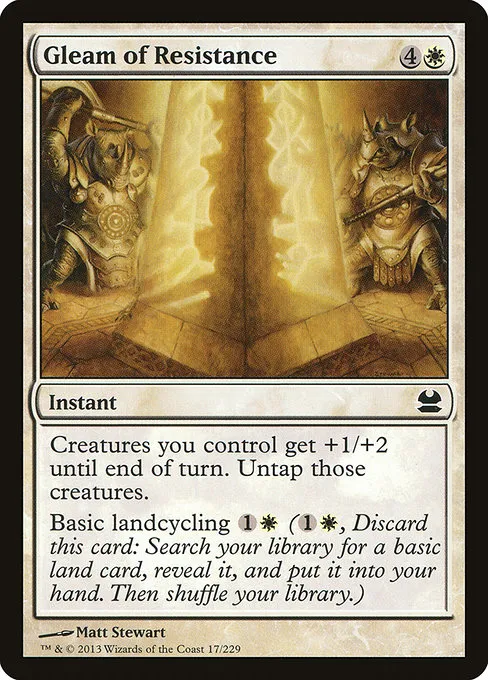 Gleam of Resistance · Modern Masters 17/229