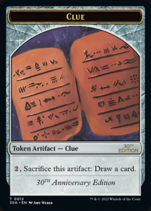 Clue · 30th Anniversary Tokens 12/16