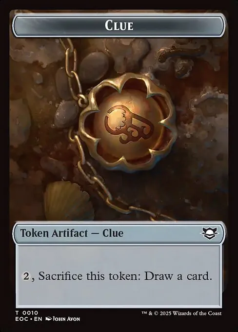 Clue · Edge of Eternities Commander Tokens 10/16