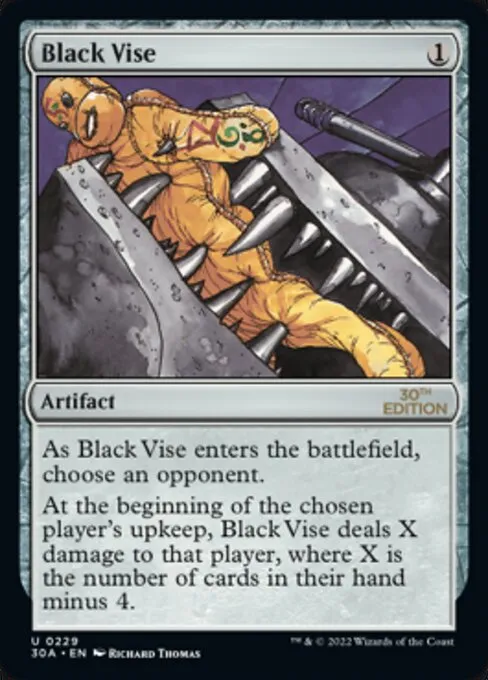 Black Vise · 30th Anniversary Edition 229/594