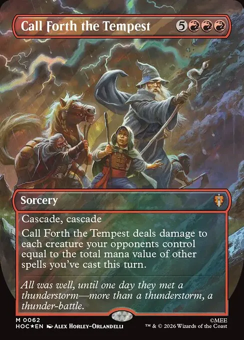 Call Forth the Tempest · The Hobbit Commander 62/7
