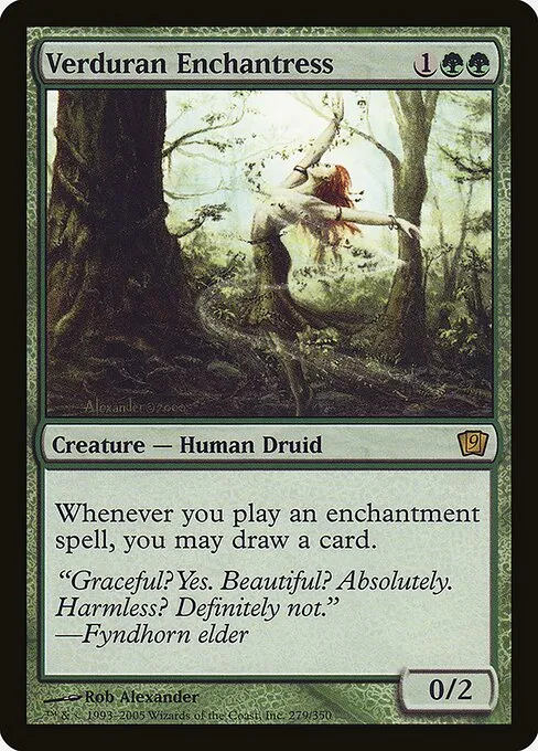 Verduran Enchantress · Ninth Edition 279★/710