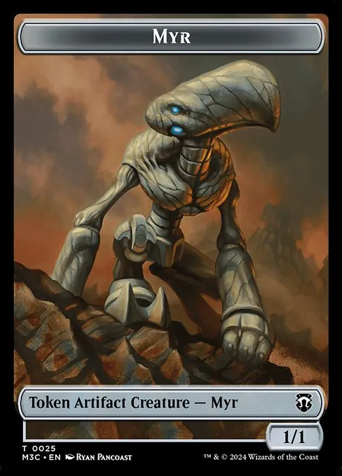 Myr · Modern Horizons 3 Commander Tokens 25/28