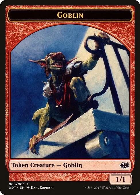 Goblin · Duel Decks: Merfolk vs. Goblins Tokens 3/3