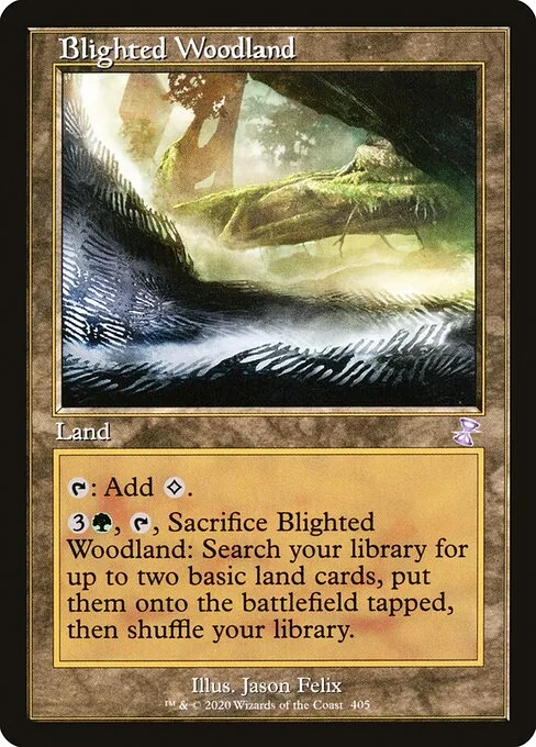 Blighted Woodland · Time Spiral Remastered 405/411