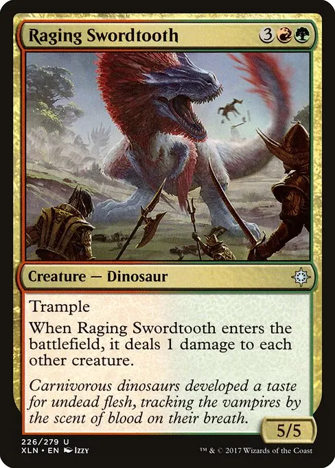 Raging Swordtooth · Ixalan 226/289