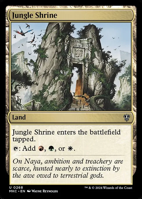 Jungle Shrine · Murders at Karlov Manor Commander 268/358