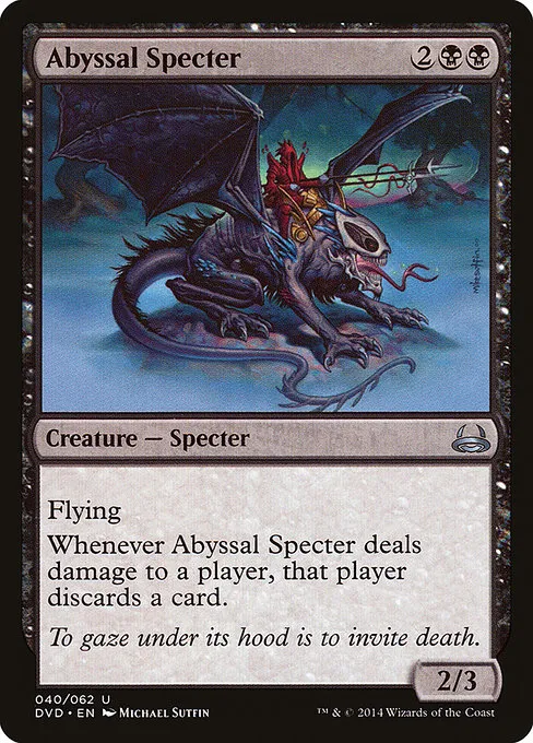 Abyssal Specter · Duel Decks Anthology: Divine vs. Demonic 40/62